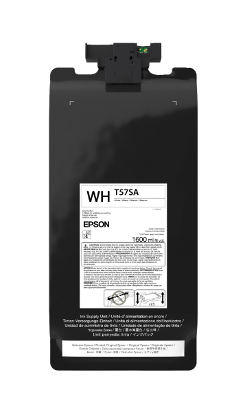 Paquete de tinta blanca Epson UltraChrome DF de 1,6 l para G6070 - T57SA20