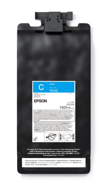 Cartucho de tinta ecosolvente cian Epson UltraChrome GS3 de 1,5 L para SureColor S9170 - T51U220