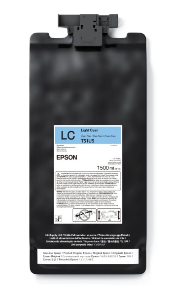 Cartucho de tinta ecosolvente cian claro Epson UltraChrome GS3 de 1,5 L para SureColor S9170 - T51U520