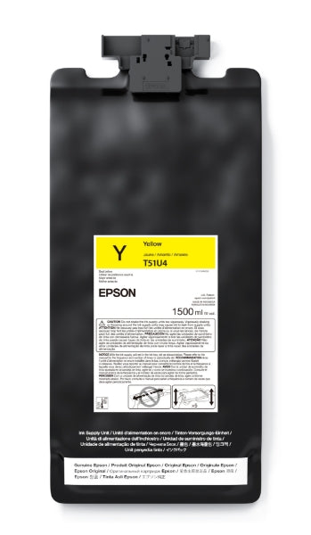 Cartucho de tinta ecosolvente amarilla Epson UltraChrome GS3 de 1,5 L para SureColor S9170 - T51U420