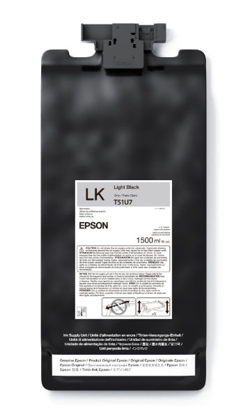 Cartucho de tinta ecosolvente Epson UltraChrome GS3 negro claro de 1,5 L para SureColor S9170 - T51U720
