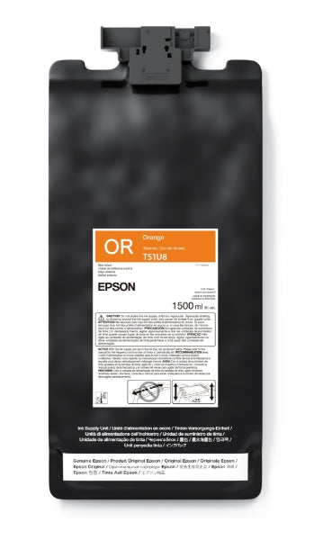 Cartucho de tinta ecosolvente naranja Epson UltraChrome GS3 de 1,5 L para SureColor S9170 - T51U820
