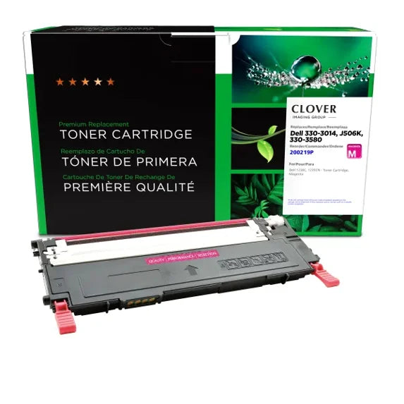 Clover Remanufactured Magenta Toner Cartridge for Dell 1230/1235