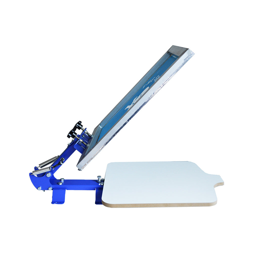 1 Color 1 Station Manual Silk Screen Printing Press for T shirt