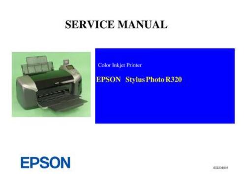 Manual de servicio de la EPSON R320