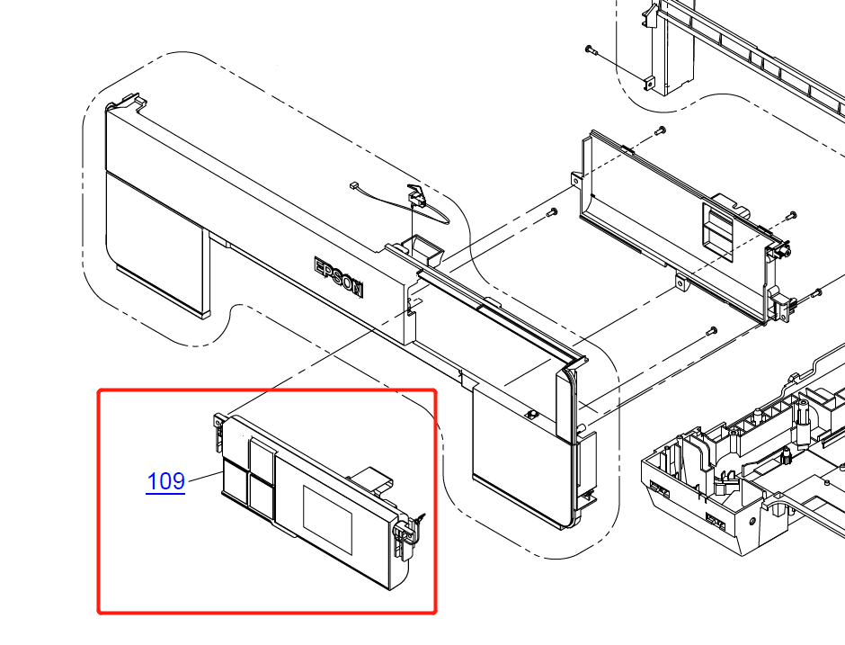 Conjunto de panel EPSON P600 - 1641102