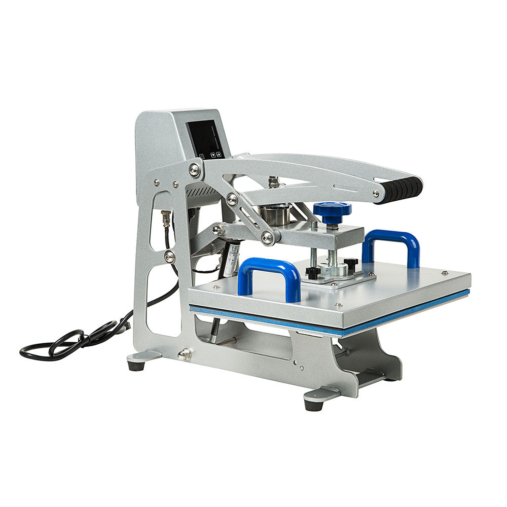 Auto-open Flat Heat Press Machine 11" x 15" (280 x 380mm) for T-shirts with Replaceable Platen