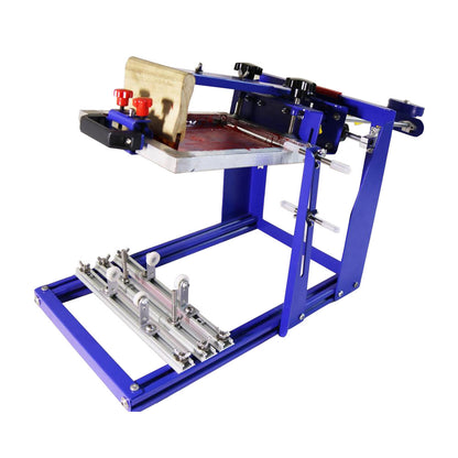 7.9" x 9.8" Manual Cylinder Curved Screen Printing Press for Cup / Mug / Bottle (Diameter:6.7" )