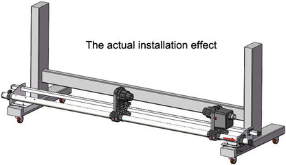 Carrete de recogida de material automático D64 de 64&quot; para impresoras Mutoh, Mimaki, Roland y Epson