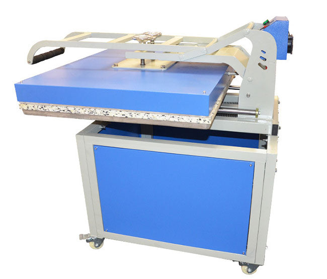 Máquina de prensado térmico manual Qomolangma de 31 x 39 pulgadas, formato grande, con fuerza manual, 220 V, 1 polo, 30 A
