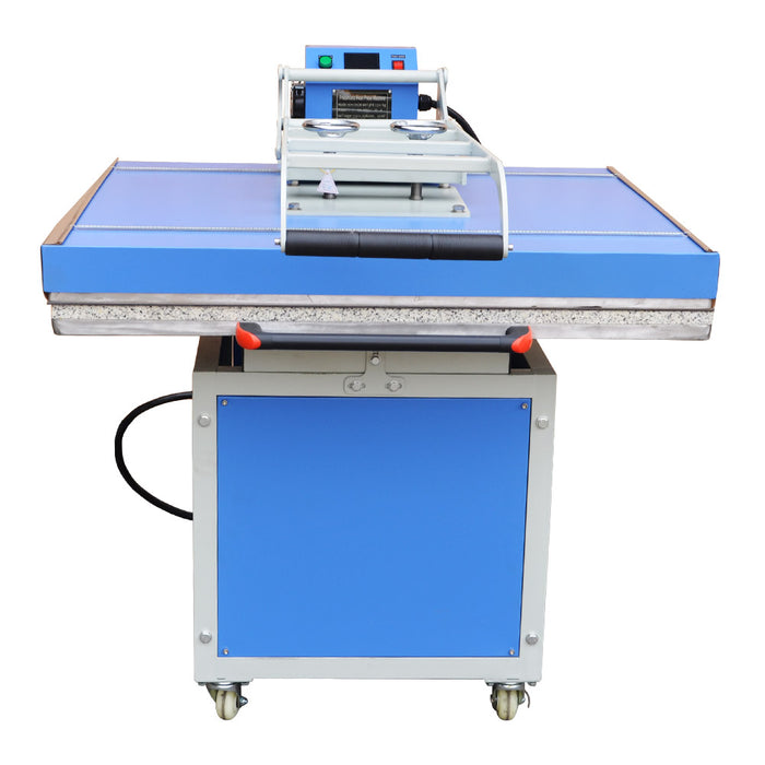 Máquina de prensado térmico manual Qomolangma de 31 x 39 pulgadas, formato grande, con fuerza manual, 220 V, 1 polo, 30 A