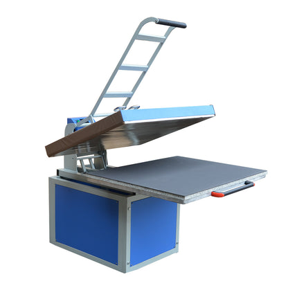 Qomolangma 31in x 39in Large Format Manual Operation Hand Force Textile Thermo Transfer Heat Press Machine 220V 1P 30A