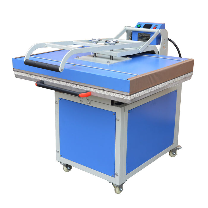 Máquina de prensado térmico manual Qomolangma de 31 x 39 pulgadas, formato grande, con fuerza manual, 220 V, 1 polo, 30 A