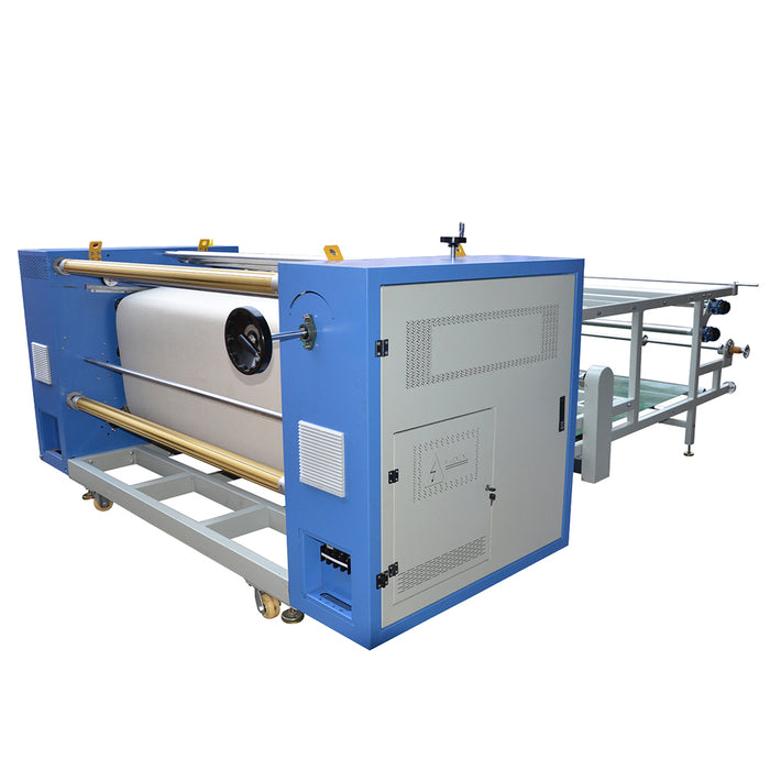 Máquina de transferencia térmica de gran formato de rollo a rollo de 67 pulgadas/1700 mm (máquina de calentamiento por aceite)