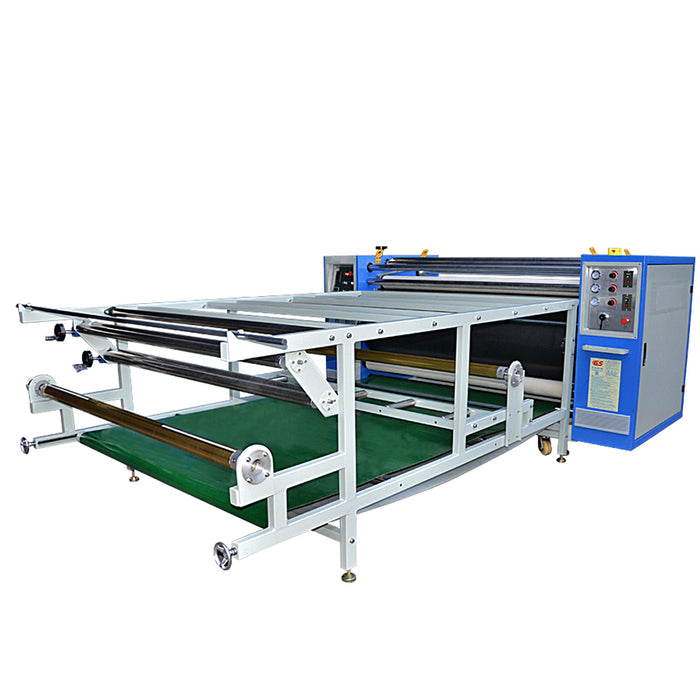 Máquina de transferencia térmica de gran formato de rollo a rollo de 67 pulgadas/1700 mm (máquina de calentamiento por aceite)