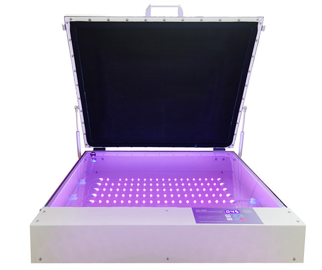 Unidad de exposición UV LED al vacío Qomolangma de sobremesa de 20 x 24 pulgadas y 80 W