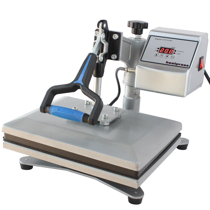 Prensa térmica manual abatible de 9" x 12", versión horizontal