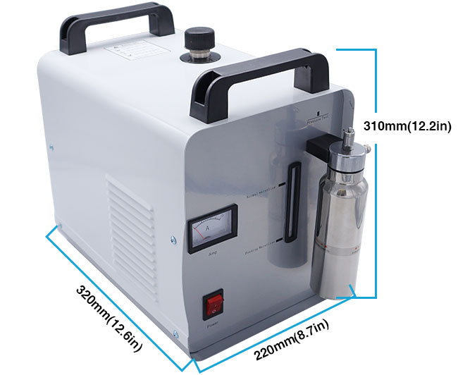 Pulidora de acrílico portátil de 300 W y 75 L, soldadora de oxígeno y hidrógeno