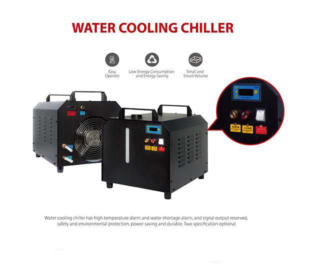 Enfriador de agua CALCA de 800 W para dobladora de acrílico, 100-230 V CA