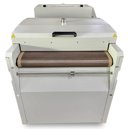 Agitador y secador automático de polvo DTF CALCA PLUS de 24 pulgadas con plataforma de transporte por absorción al vacío y pantalla táctil