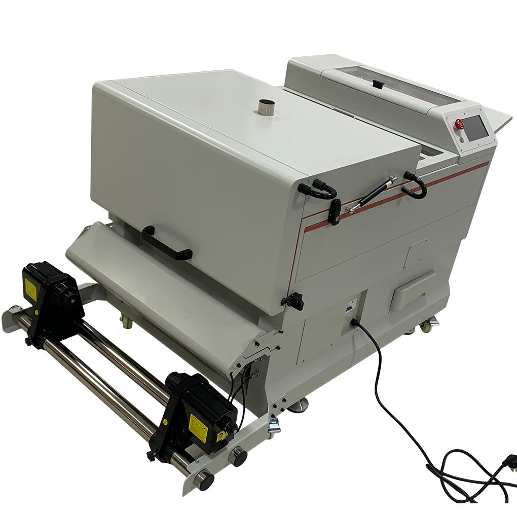 PRO 24in Automatic DTF Powder Shaker &amp; Dryer w/ Vacuum Conveyor &amp; Touch Screen, AC 220V