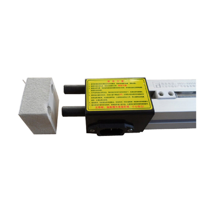Máquina dobladora de plástico y PVC con calentador manual mejorado de 48" (1200 mm) para cajas de luz acrílicas, con espesores de 1 mm a 6 mm.