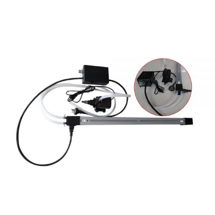 Máquina dobladora de plástico y PVC con calentador manual mejorado de 48" (1200 mm) para cajas de luz acrílicas, con espesores de 1 mm a 6 mm.