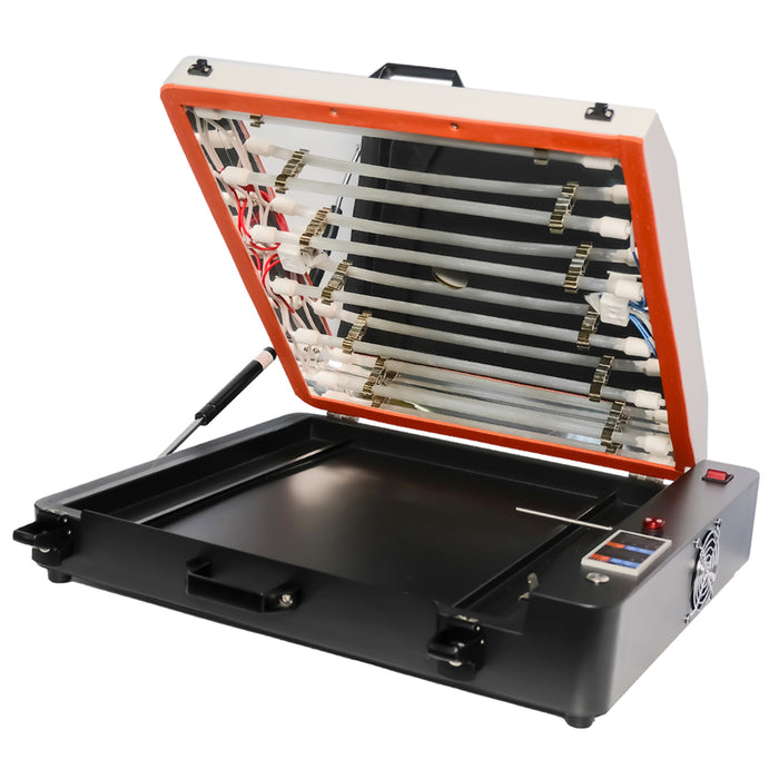 Horno DTF CALCA de 12,5 x 17 pulgadas con control de temperatura, horno DTF profesional A3 A4, película de transferencia de curado, modelo de cajón de hojas DTF