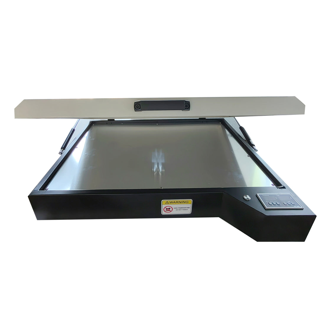 Horno DTF CALCA de 16,5 x 23,4 pulgadas con control de temperatura, lámina de curado para horno DTF profesional, tamaño A2, A3 y A4 (modelo abierto).