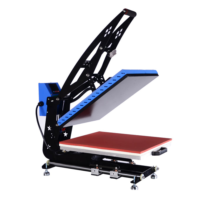 Máquina de prensado térmico deslizante de apertura automática de 16 x 20 pulgadas, versión vertical