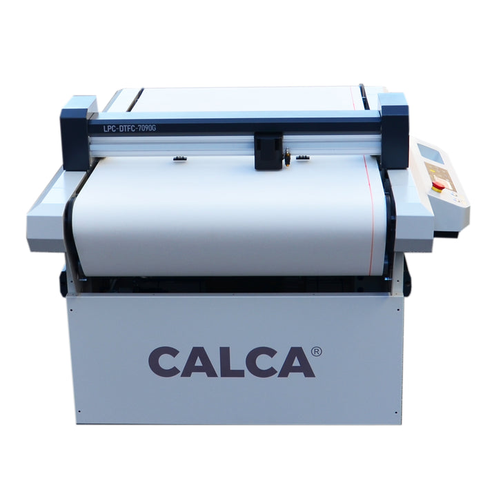 Cortadora digital plana CALCA de 30" x 36" con alimentación automática para película de impresión DTF (6090 g)