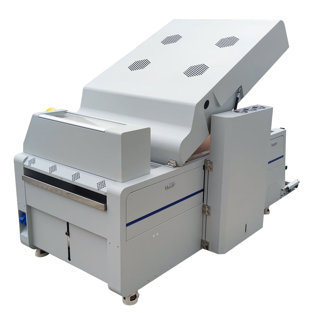 Agitador y secador de polvo DTF de alta velocidad CALCA PRO de 25,5 pulgadas con purificador de aire integrado y pantalla táctil