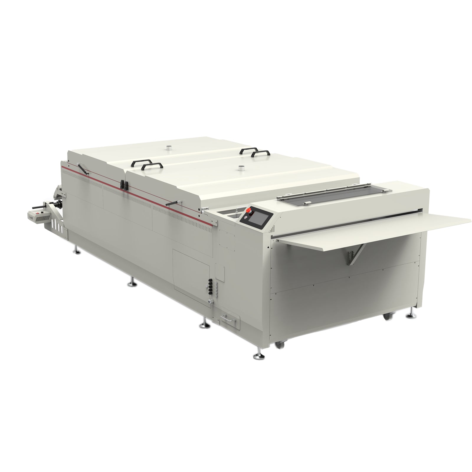 Agitador y secador automático de polvo DTF CALCA de 51 pulgadas con plataforma de transporte por absorción al vacío