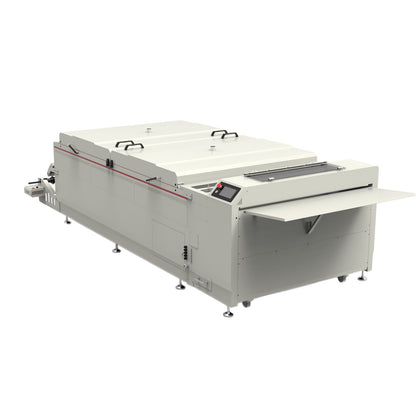 Agitador y secador automático de polvo DTF CALCA de 51 pulgadas con plataforma de transporte por absorción al vacío