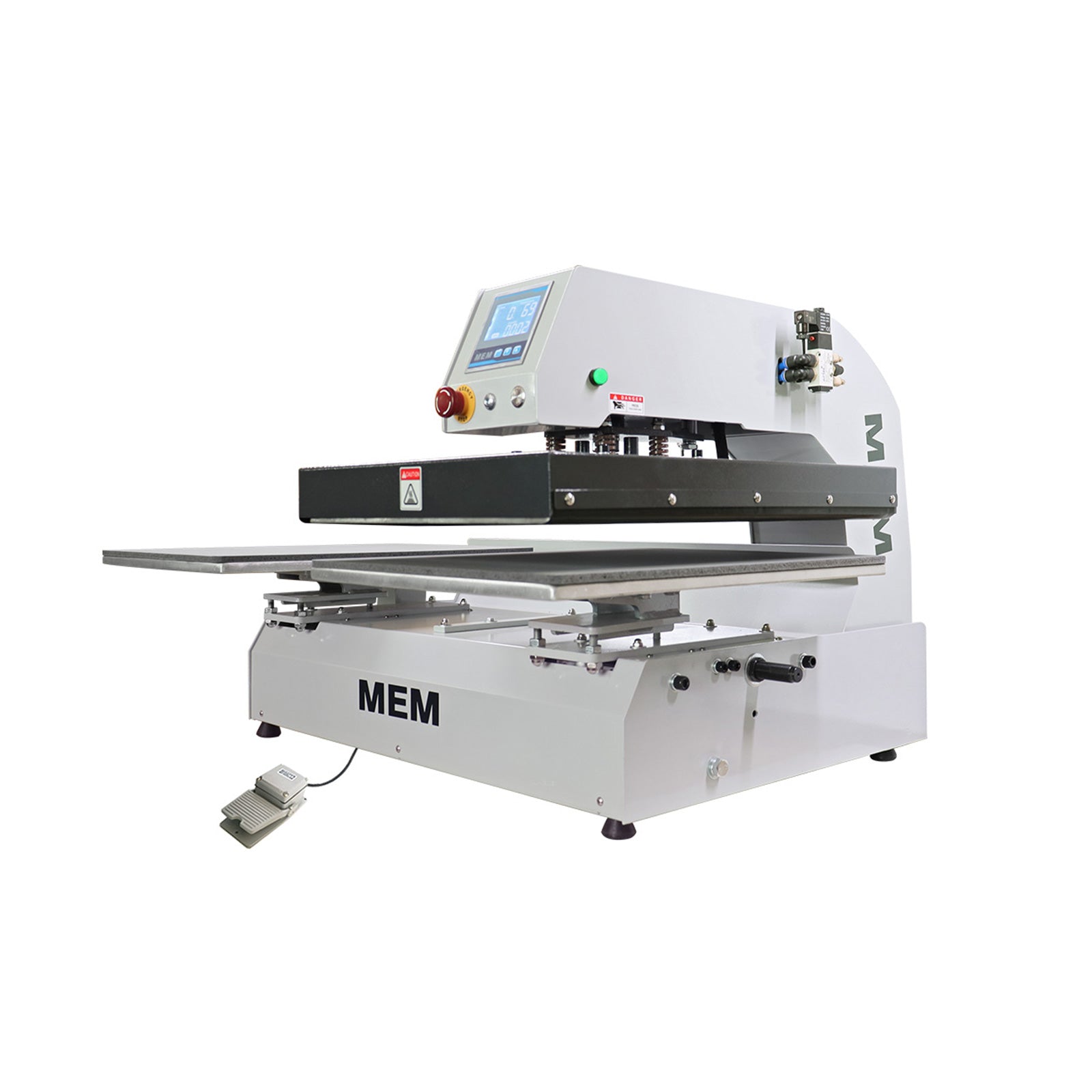 MEM 16in x 20in Full-Automatic Pneumatic Double Station Heat Press with Laser Positioning System