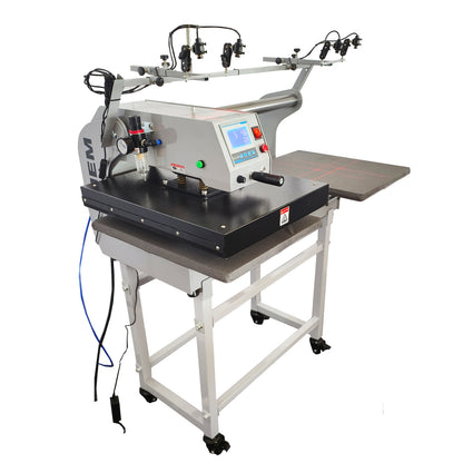 MEM 16" x 20" Semi-Automatic Pneumatic Double Station Heat Press with Laser Positioning System