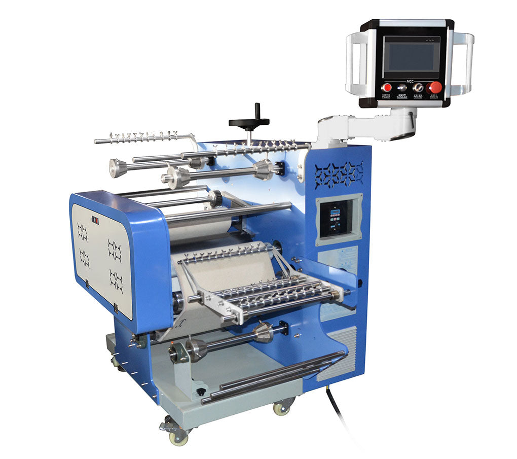 12in x 16in Mini Roller Ribbons &amp; Narrow Fabrics Double-sided Heat Press Machine