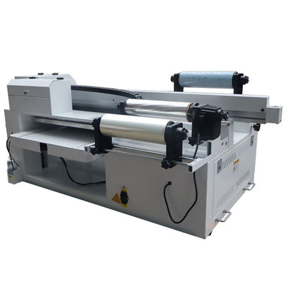 6060 UV Flatbed Printer and 12Inch UVDTF Desktop Direct to Substrate Roll Printer Combo, All-in-One Hybrid Printer for AB Film, Acrylic, Metal, Glass, Wood, Cell Phone Case
