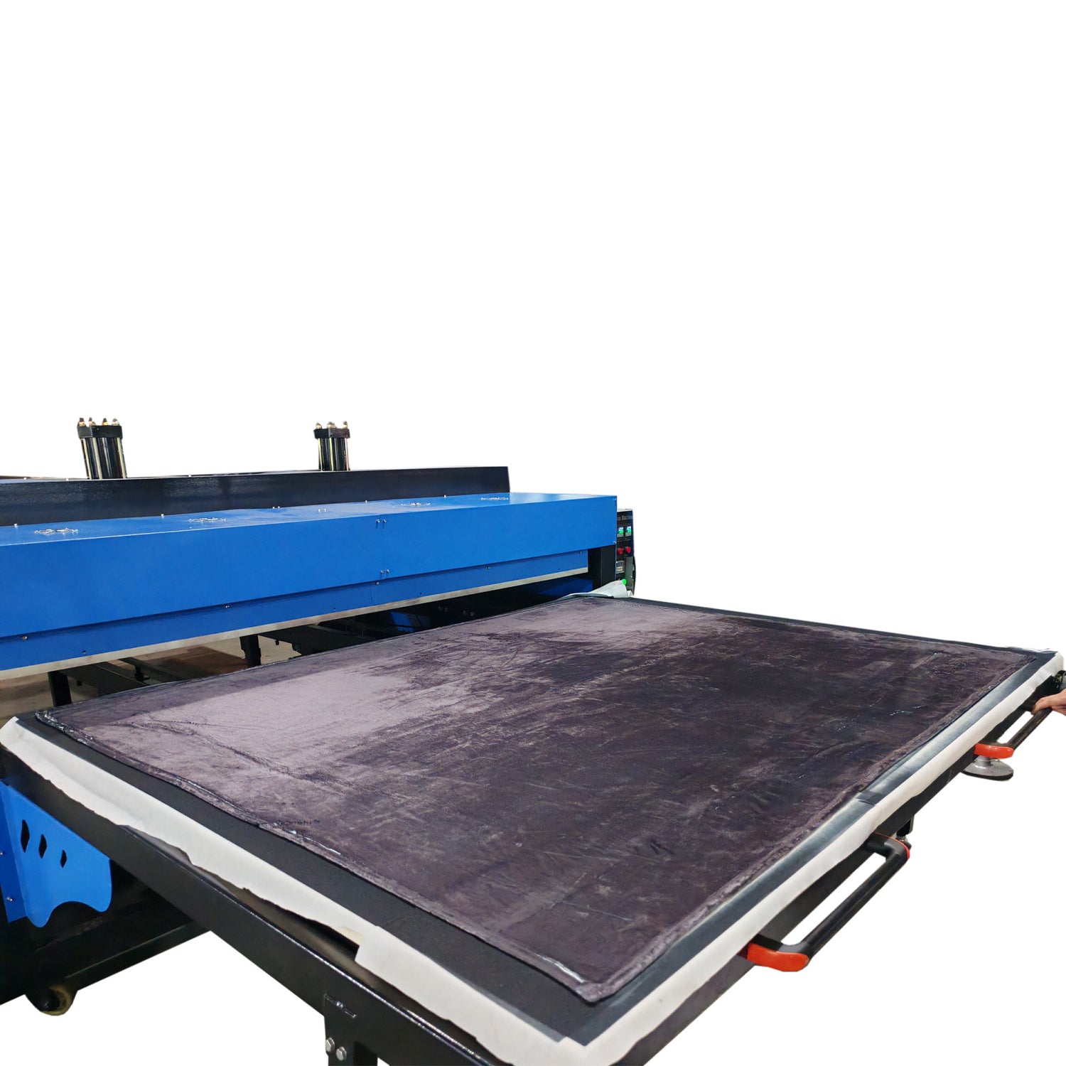 59" x 78.7" Pneumatic Double Cylinder Single Sided Single Station Large Format Heat Transfer Sublimation Flatbed Machine