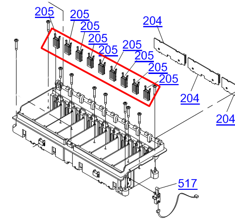 EPSON P600 P607 CSIC / Conector - 2108807
