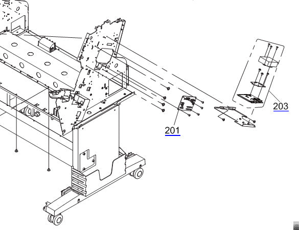 Placa sub-B EPSON P6000/P7000/P8000/P9000 - 2168575
