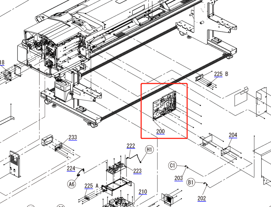Placa base EPSON SureColor S40600 S40610 S40650 S40670 - 2174251