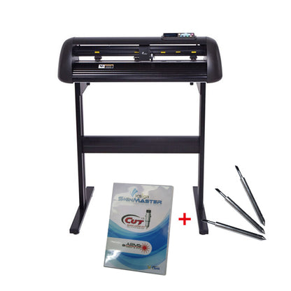 Cortadora de vinilo Vicsign de 24&quot; con cámara CCD y función de corte de contorno totalmente automático
