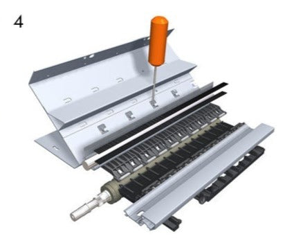 Herramienta de inserción de rueda dentada - Para las series HP Designjet T610, T620, T770, T1100, T1120, T1200, T1300, T2300, T1700, Z3100, Z3200, Z2100, Z5200, Z5600, Z6, Z9+ (Q6687-60084)