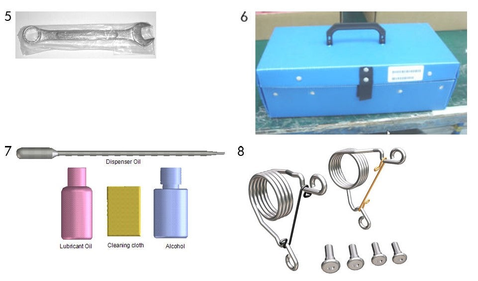 Resorte biestable izquierdo y derecho - Para las impresoras HP DesignJet Z y T (CH538-67047)