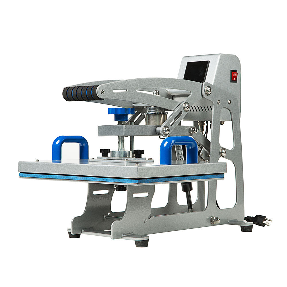 Auto-open Flat Heat Press Machine 15" x 15" (380 x 380mm) for T-shirts with Replaceable Platen