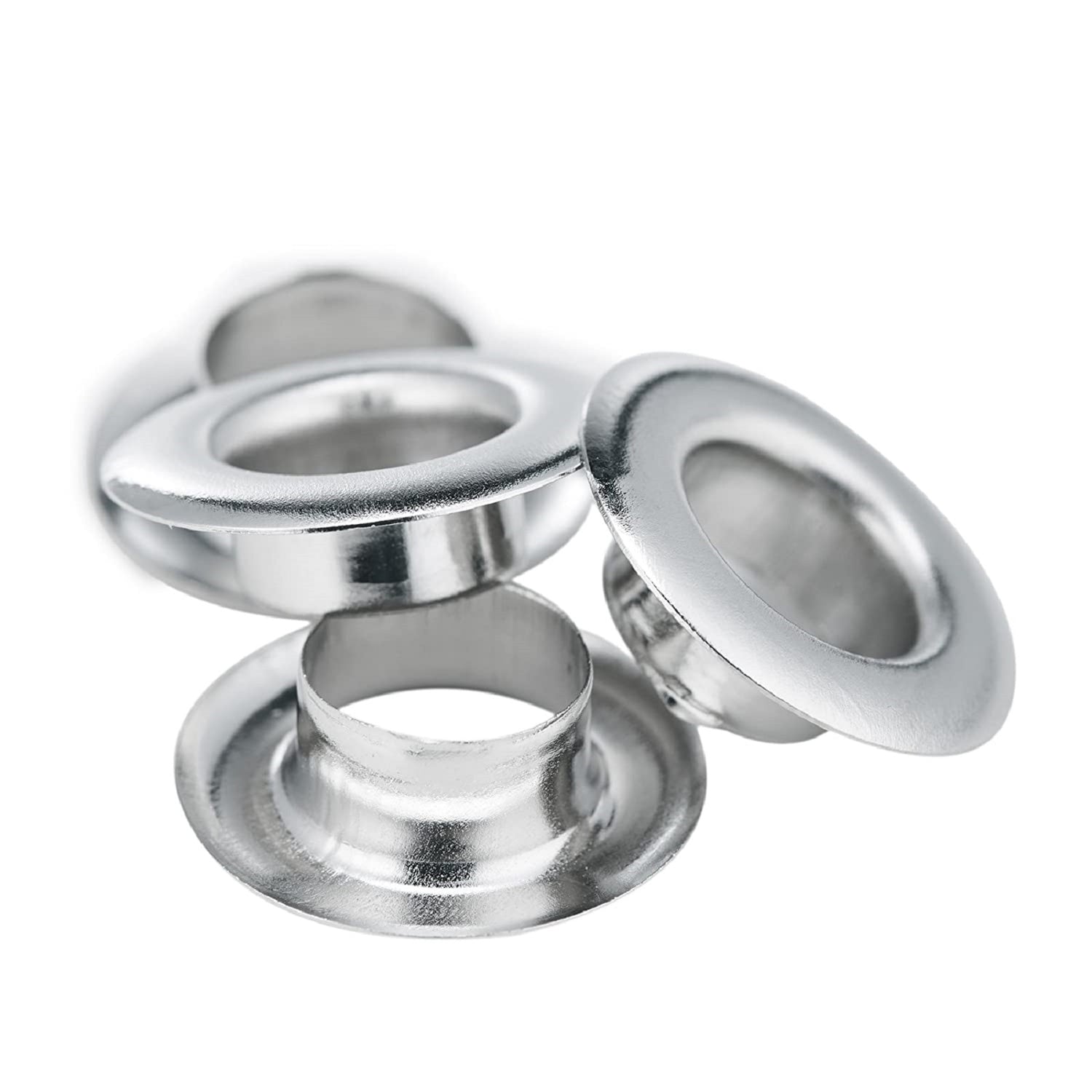 Silver Round Single Eyelet (6mm) for banners or garment (1000pcs/bag)