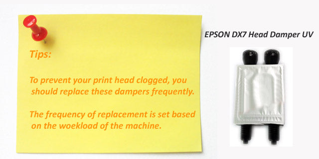 Amortiguador de cabezal UV EPSON DX7