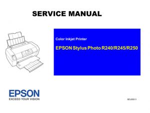 Manual de servicio de EPSON R240/R245/R250