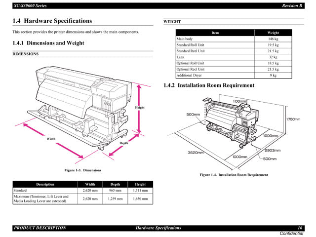 Manual de servicio de la EPSON SureColor S30600